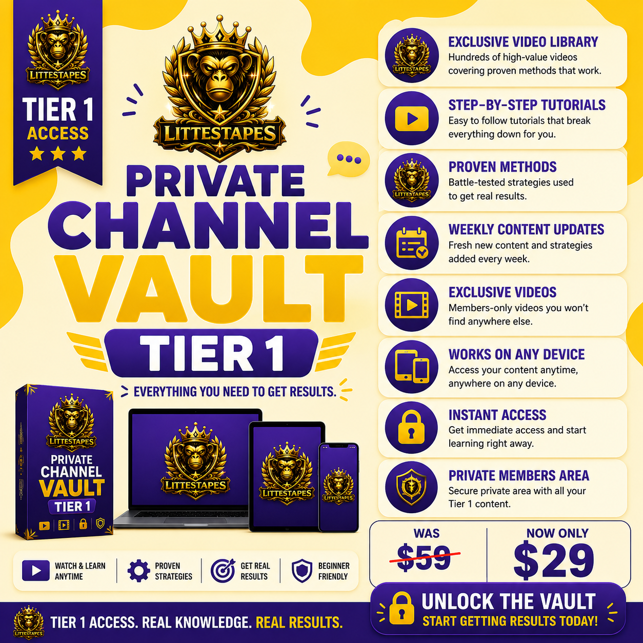 Private Channel Vault - Tier 1 (Basic Access)